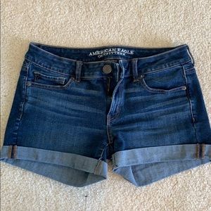 American Eagle Blue Jean Shorts
